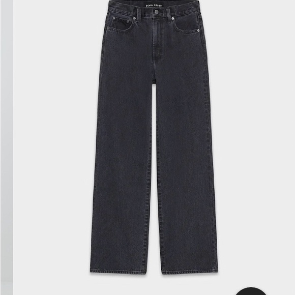 Denim Forum Farrah Hi Rise Wide Cut jeans. Size 27 - Picture 3 of 8